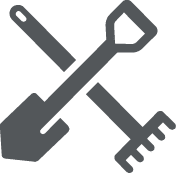 Shovel and Rake